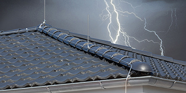 Äußerer Blitzschutz bei Elektro-Walter in Würzburg